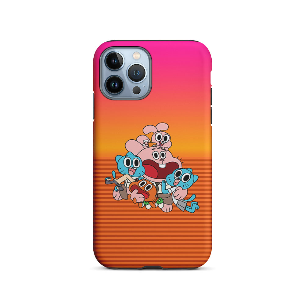 Gumball Scream on Happiness iPhone 14 Pro Case