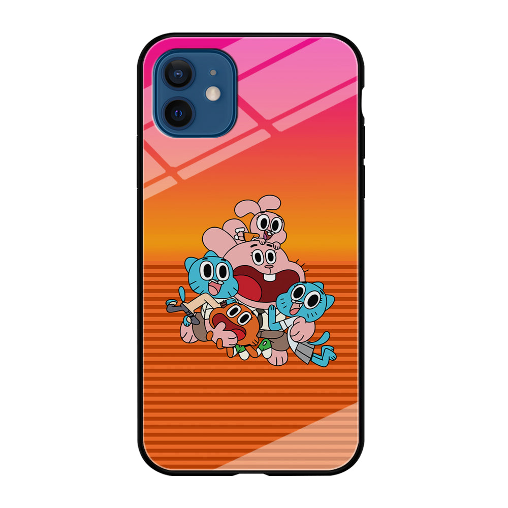 Gumball Scream on Happiness iPhone 12 Case