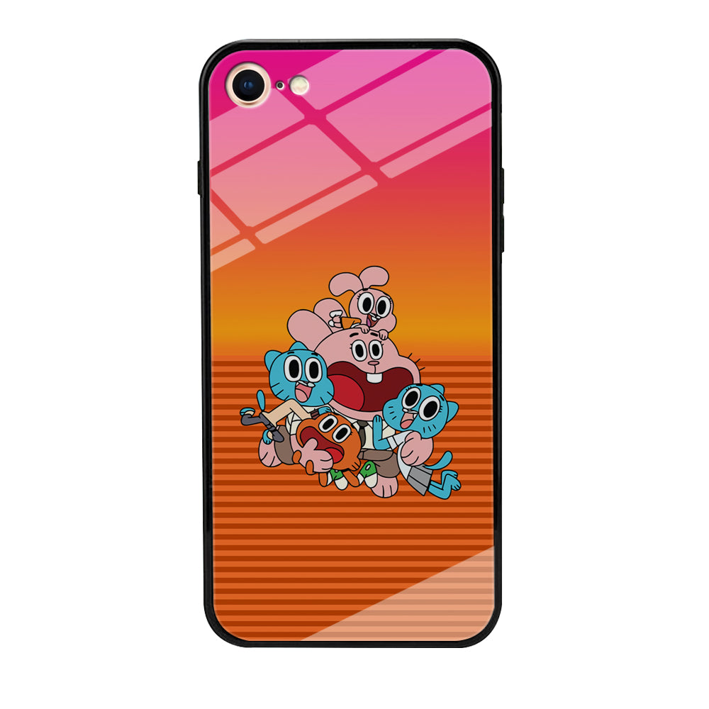 Gumball Scream on Happiness iPhone 8 Case