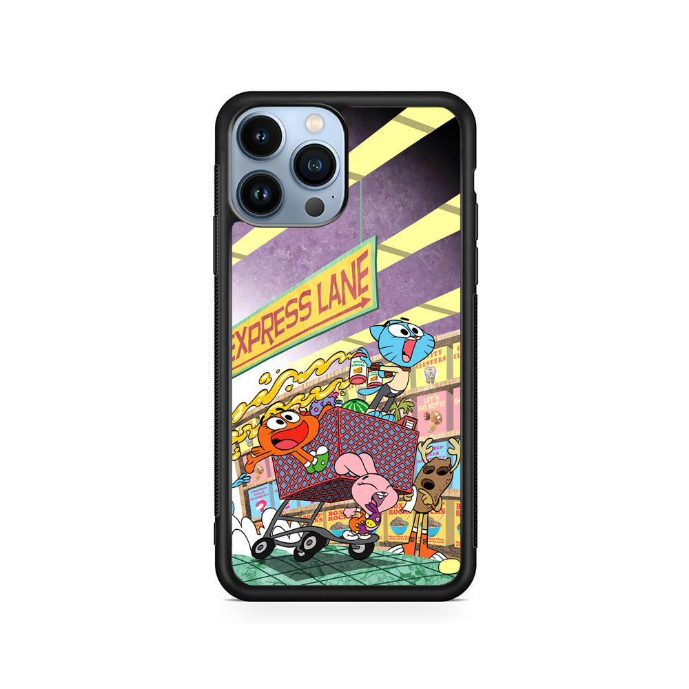 Gumball on Express Lane iPhone 14 Pro Case