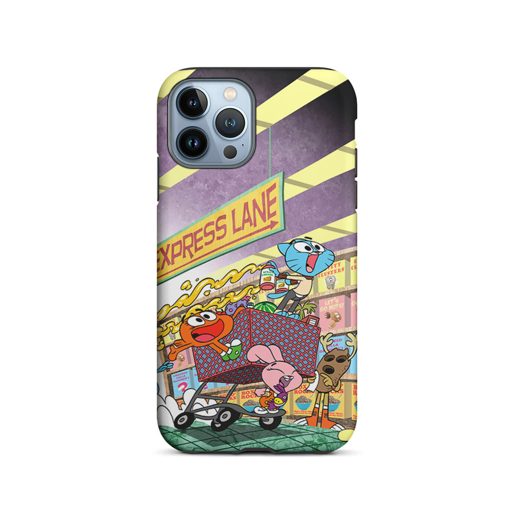 Gumball on Express Lane iPhone 14 Pro Case