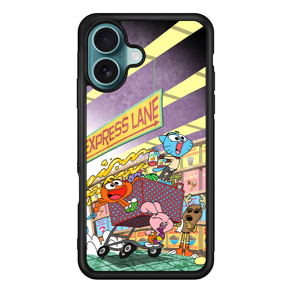 Gumball on Express Lane iPhone 17 Case
