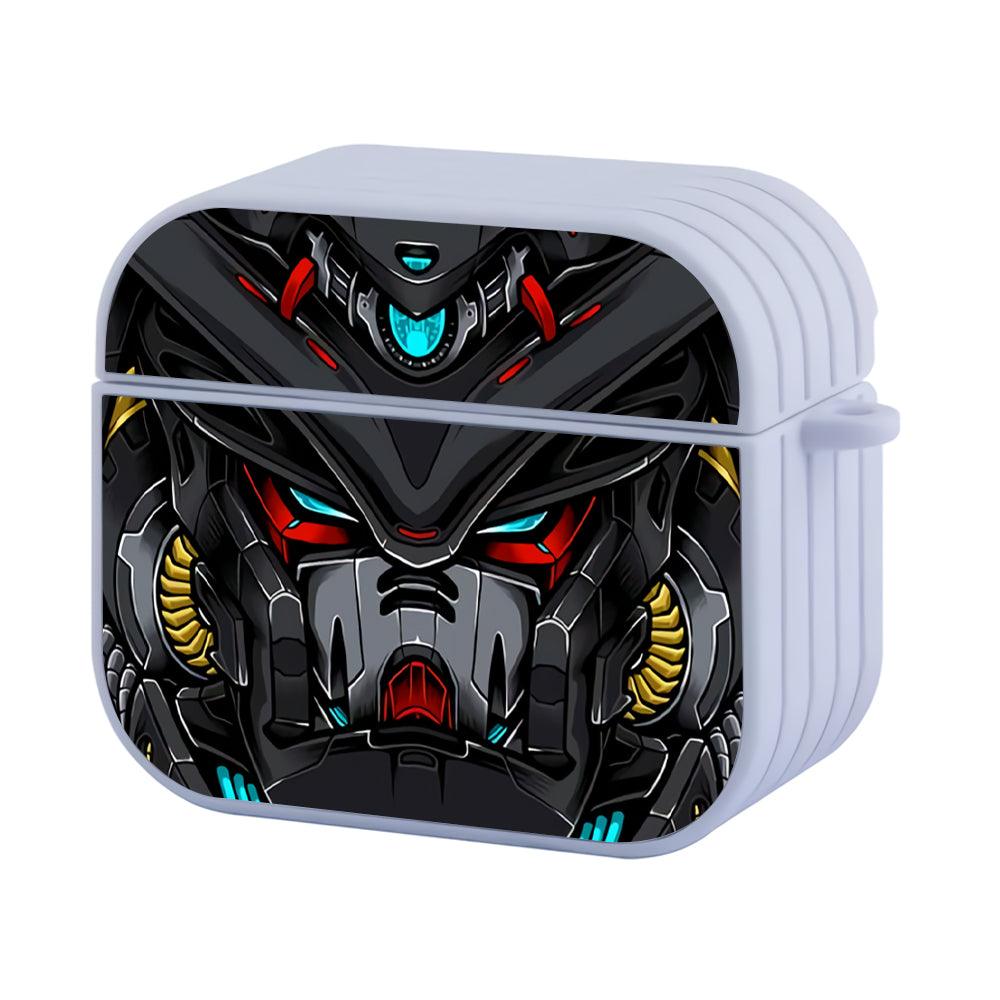 Gundam Head Black Apple Airpods 4 Case White