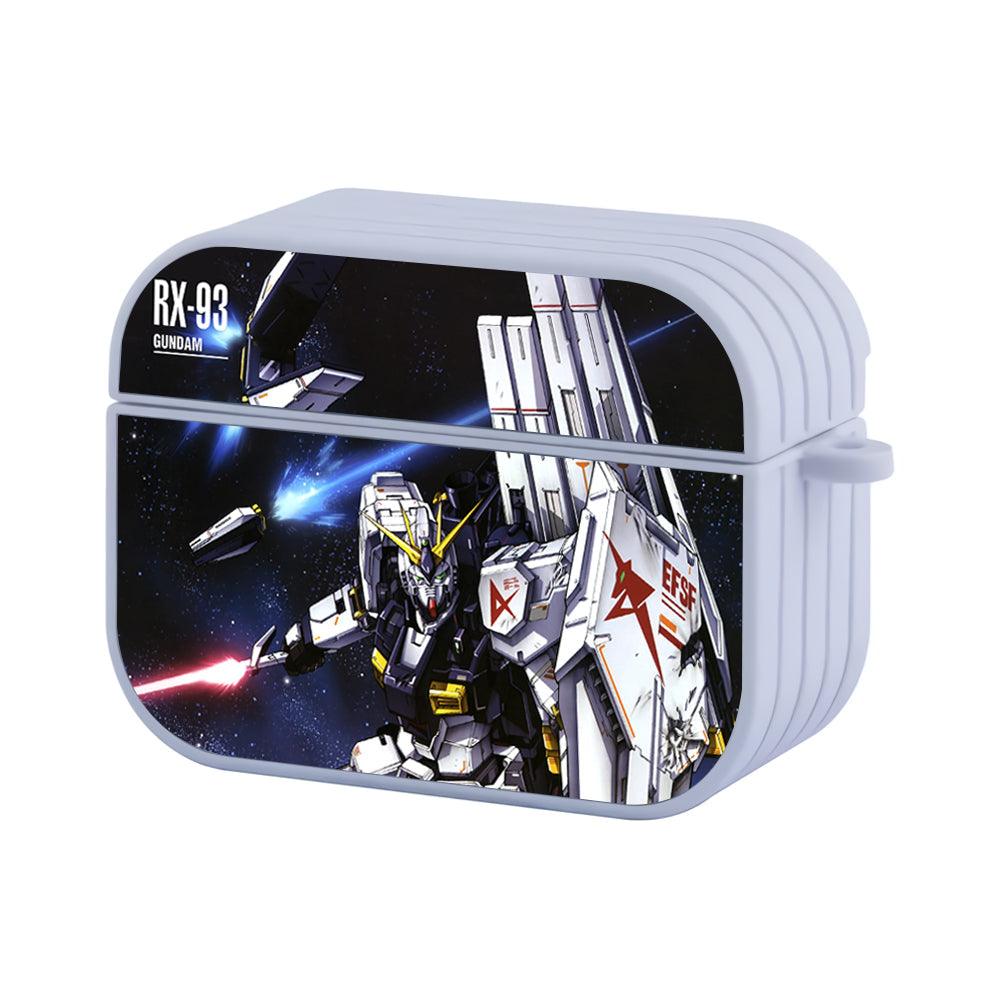 Gundam RX 93 Fight Over The Space Apple Airpods Pro 3 Case-White-Carneyforia