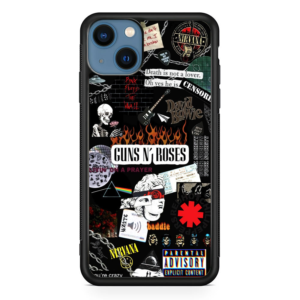 Guns N Roses and Friends Signature iPhone 14 Plus Case - Carneyforia