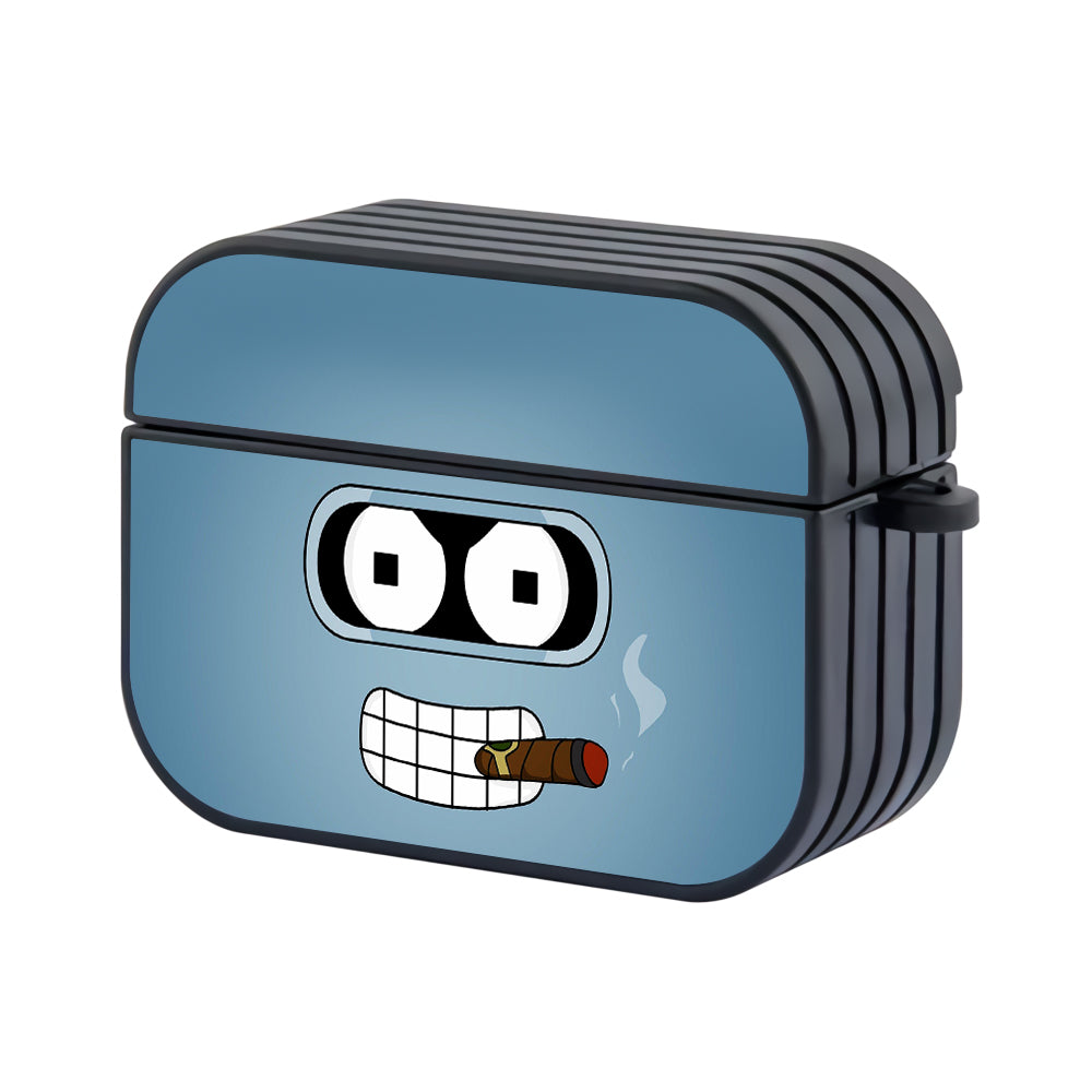 Happy Robot Face Futurama Bender Apple AirPods Pro Case