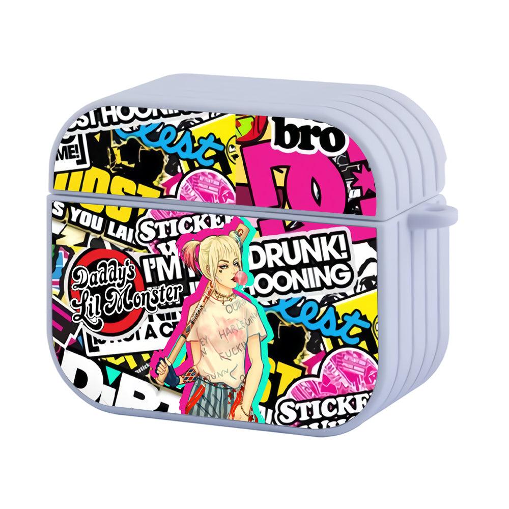 Harley Quinn Relax and Keep Going Apple Airpods 4 Case White