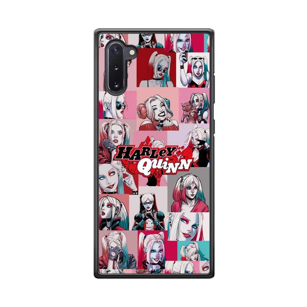 Harley Quinn Smiley Photo Collage Samsung Galaxy Note 10 Case