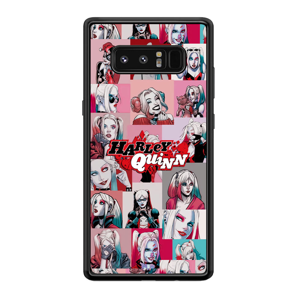 Harley Quinn Smiley Photo Collage Samsung Galaxy Note 8 Case