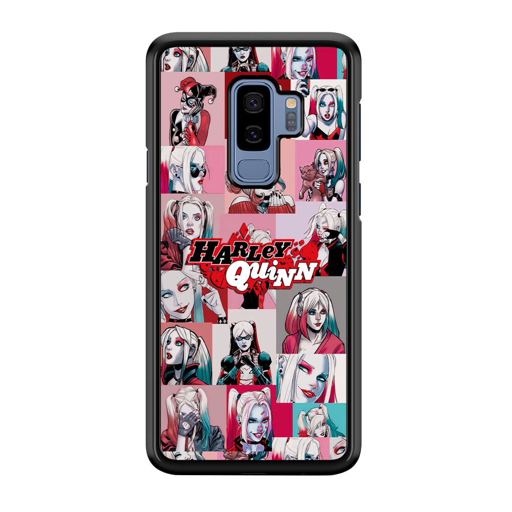 Harley Quinn Smiley Photo Collage Samsung Galaxy S9 Plus Case