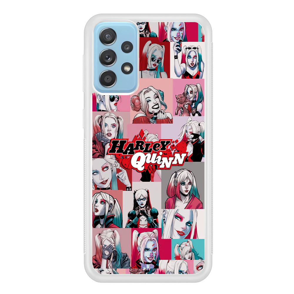 Harley Quinn Smiley Photo Collage Samsung Galaxy A52 Case