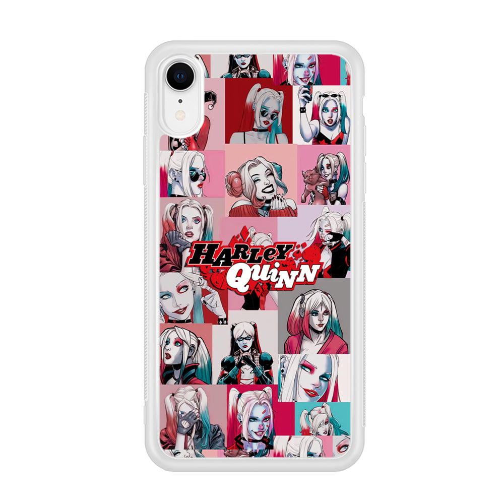 Harley Quinn Smiley Photo Collage iPhone XR Case