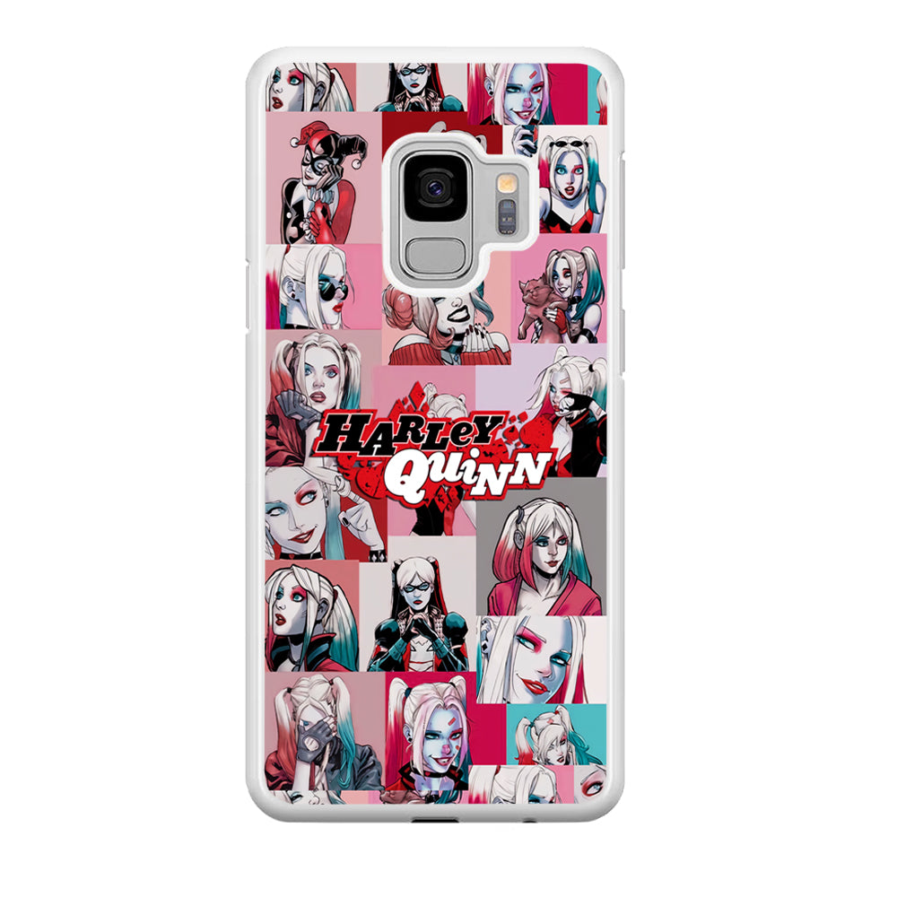 Harley Quinn Smiley Photo Collage Samsung Galaxy S9 Case