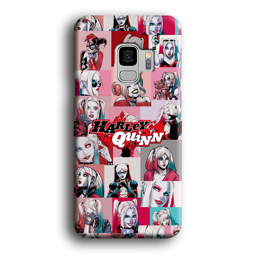 Harley Quinn Smiley Photo Collage Samsung Galaxy S9 Case