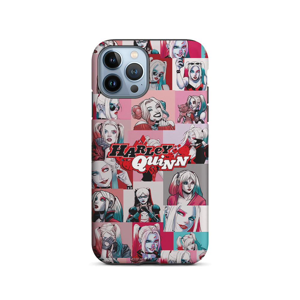 Harley Quinn Smiley Photo Collage iPhone 14 Pro Case