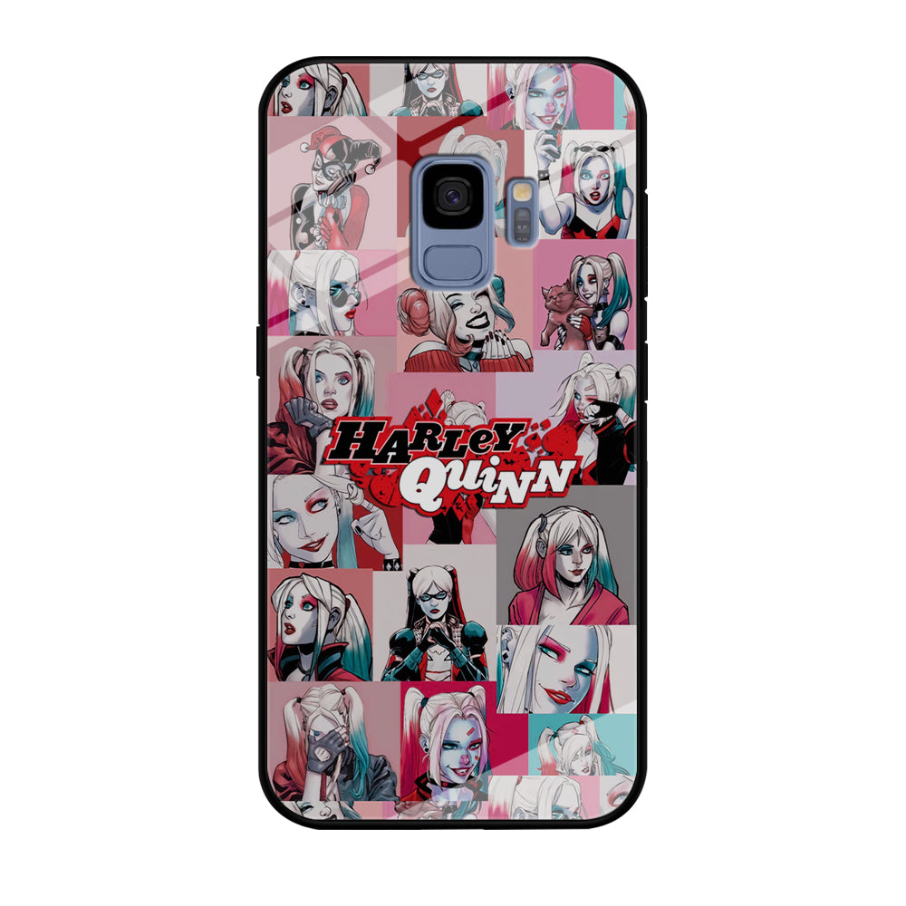 Harley Quinn Smiley Photo Collage Samsung Galaxy S9 Case