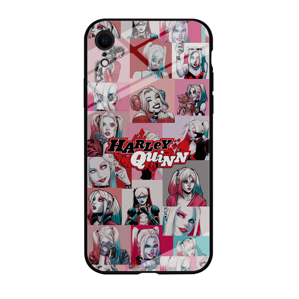 Harley Quinn Smiley Photo Collage iPhone XR Case