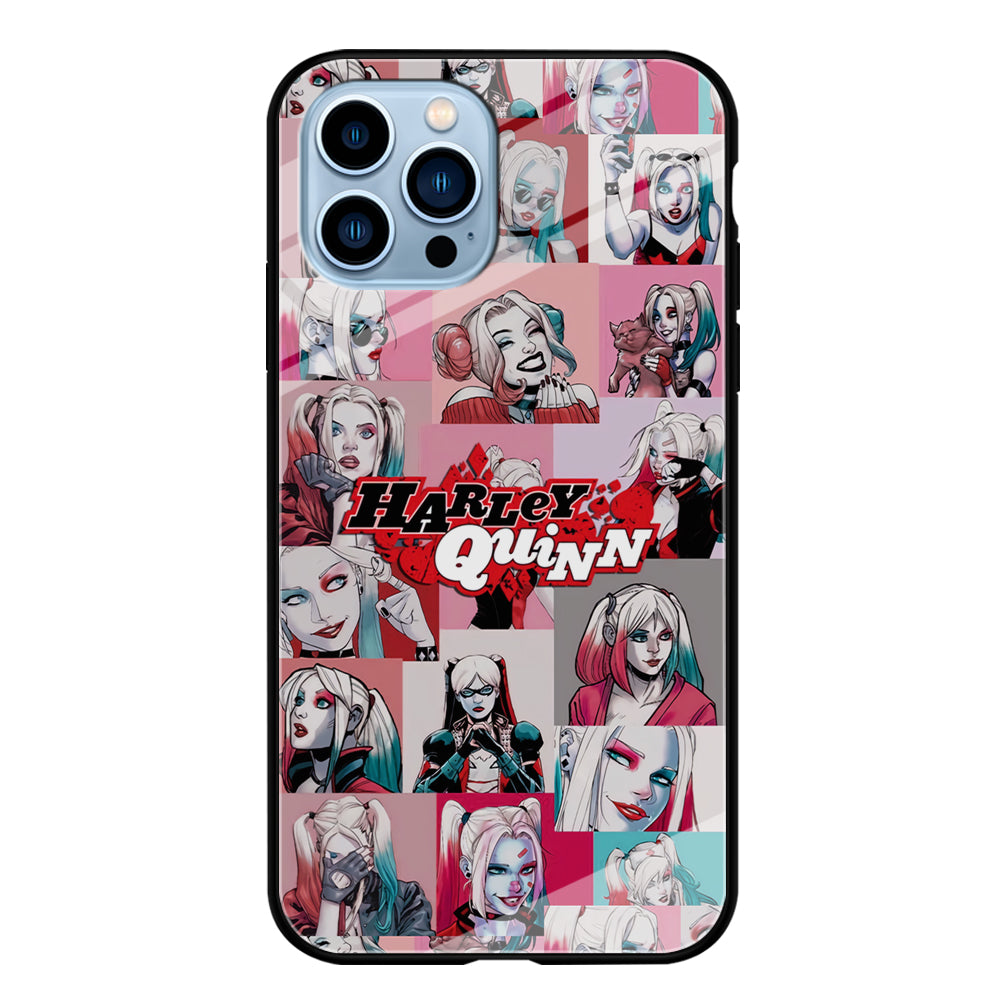 Harley Quinn Smiley Photo Collage iPhone 13 Pro Max Case