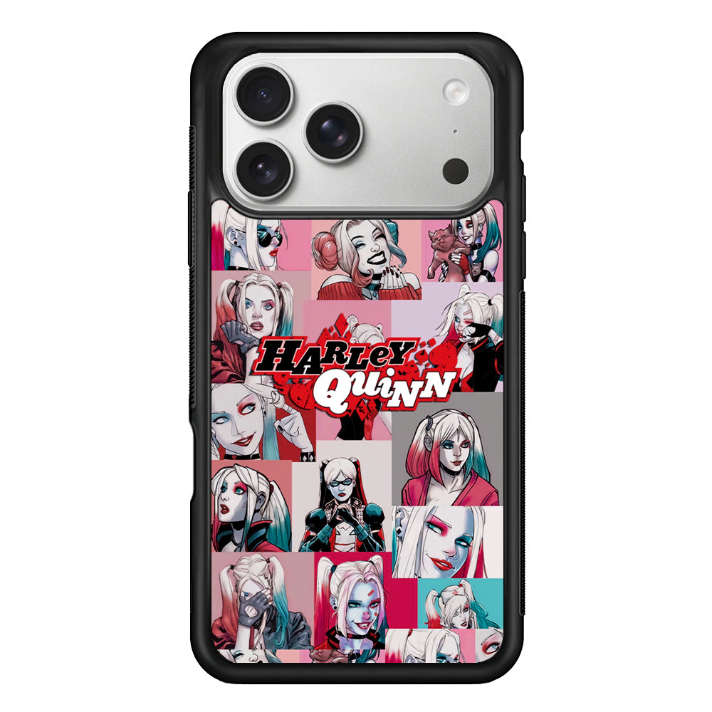 Harley Quinn Smiley Photo Collage iPhone 17 Pro Max Case