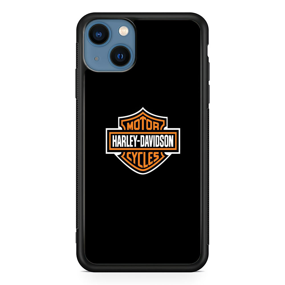 Harley Davidson Logo Black iPhone 15 Plus Case - Carneyforia