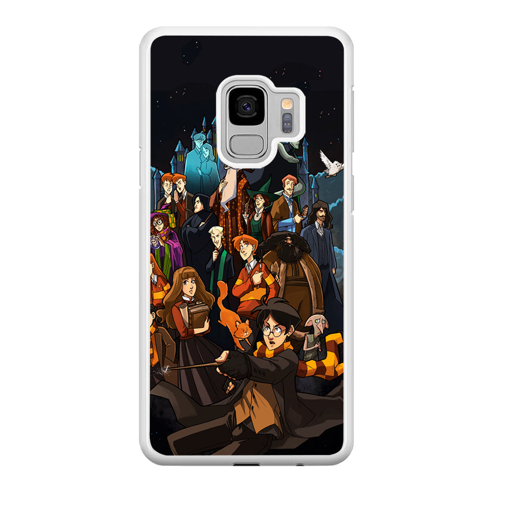 Harry Potter People in Cartoon Layer Samsung Galaxy S9 Case