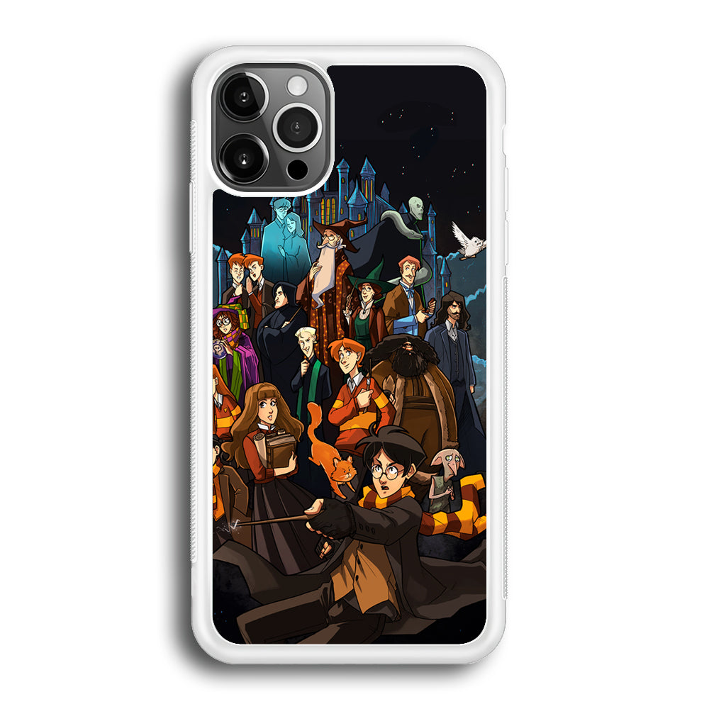 Harry Potter People in Cartoon Layer iPhone 12 Pro Max Case