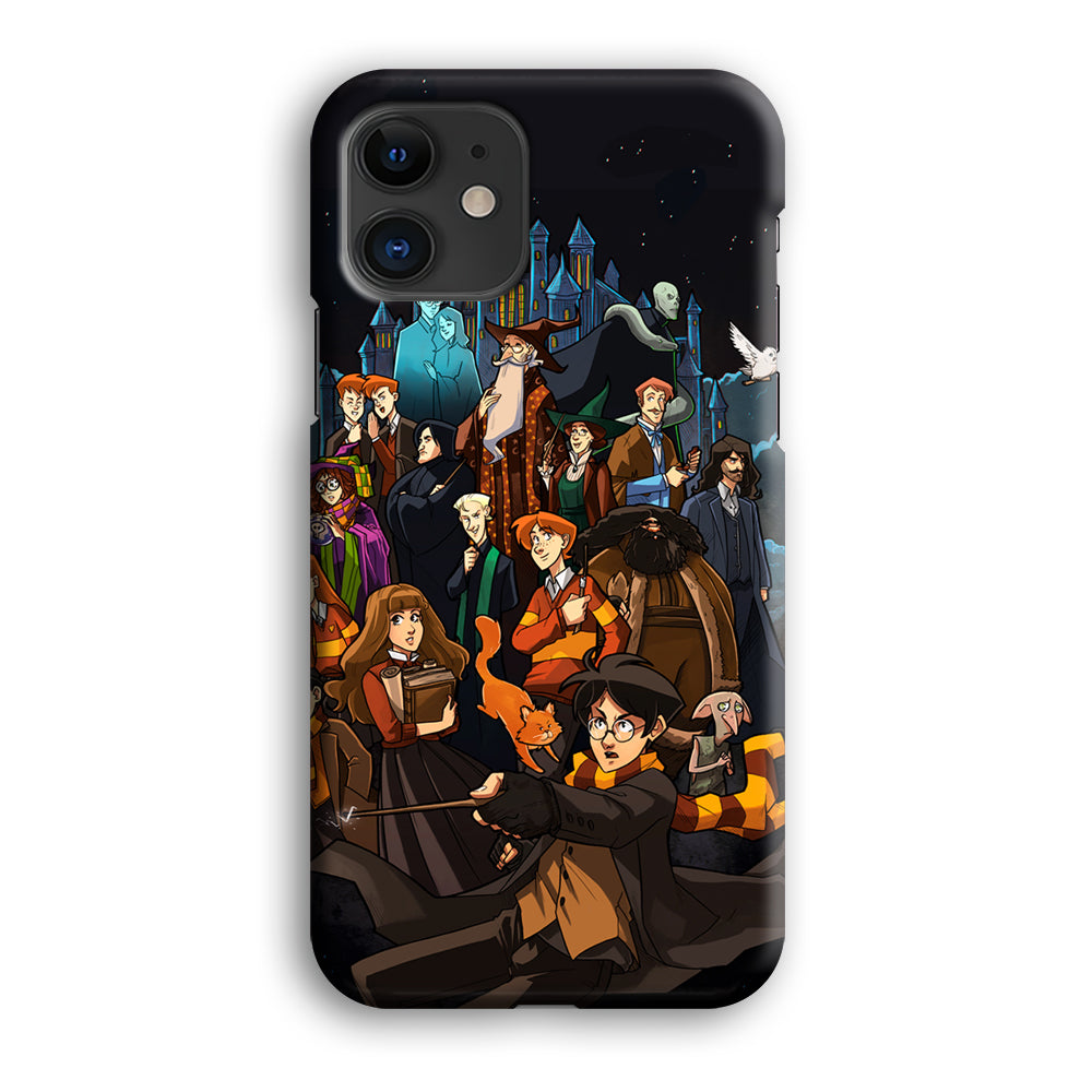 Harry Potter People in Cartoon Layer iPhone 12 Case
