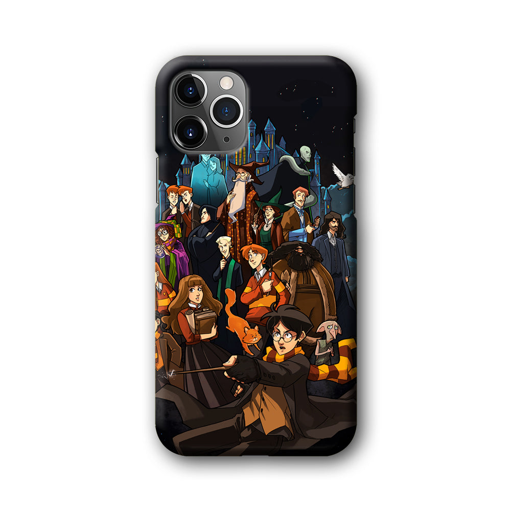Harry Potter People in Cartoon Layer iPhone 11 Pro Case