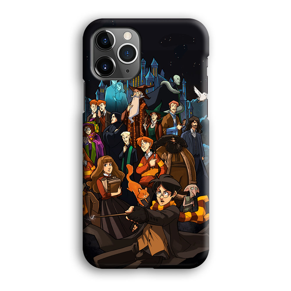 Harry Potter People in Cartoon Layer iPhone 12 Pro Max Case