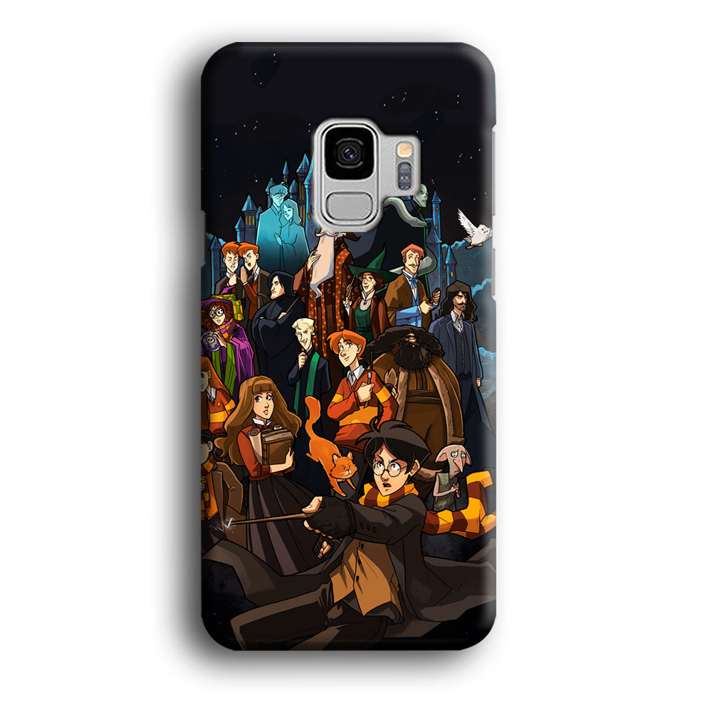 Harry Potter People in Cartoon Layer Samsung Galaxy S9 Case