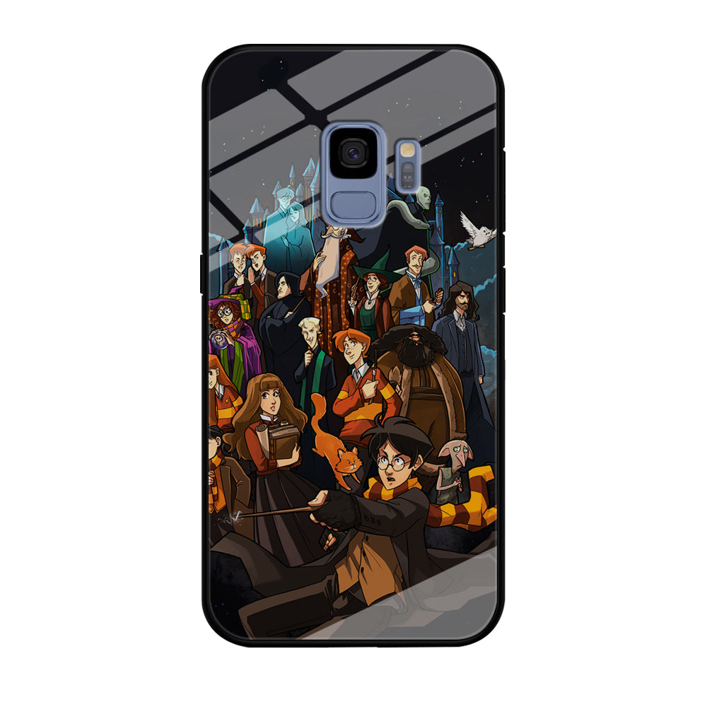 Harry Potter People in Cartoon Layer Samsung Galaxy S9 Case