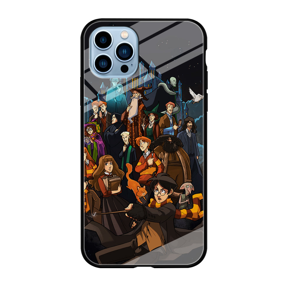 Harry Potter People in Cartoon Layer iPhone 12 Pro Max Case