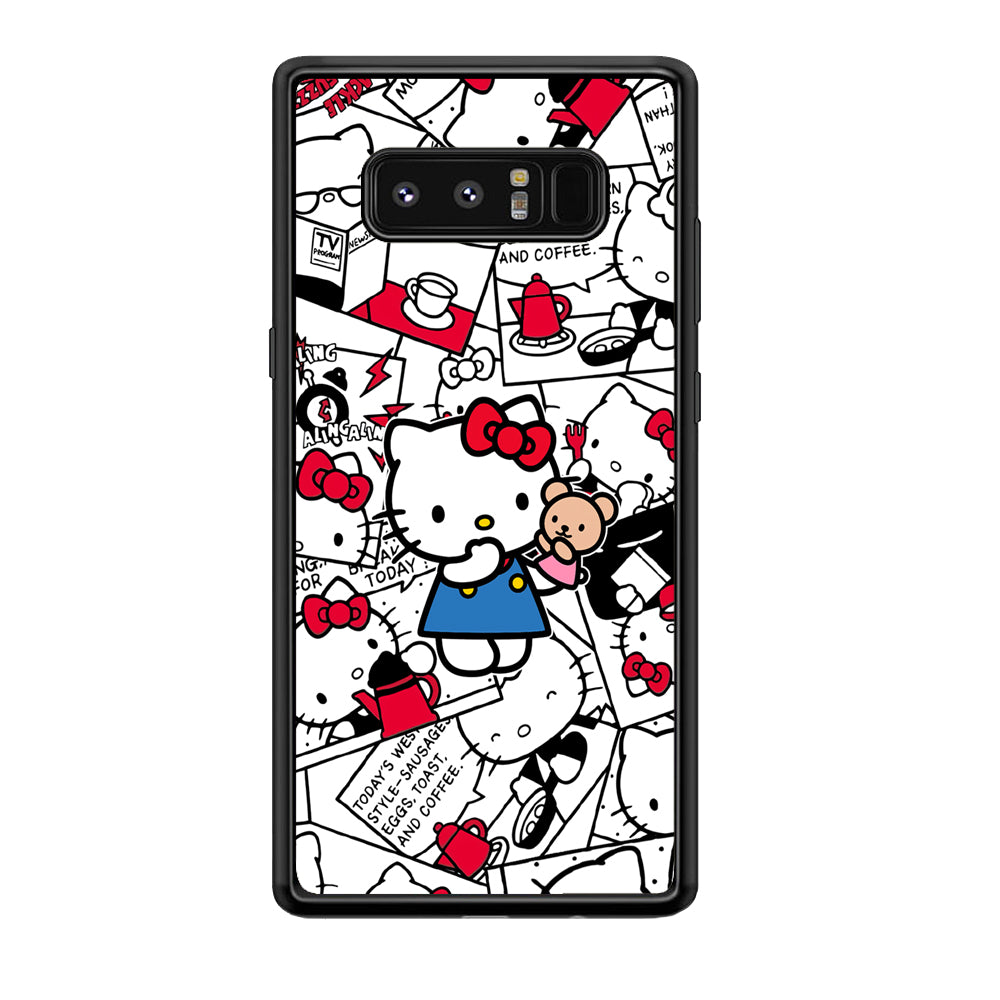 Hello Kitty Busy in The Kitchen Samsung Galaxy Note 8 Case