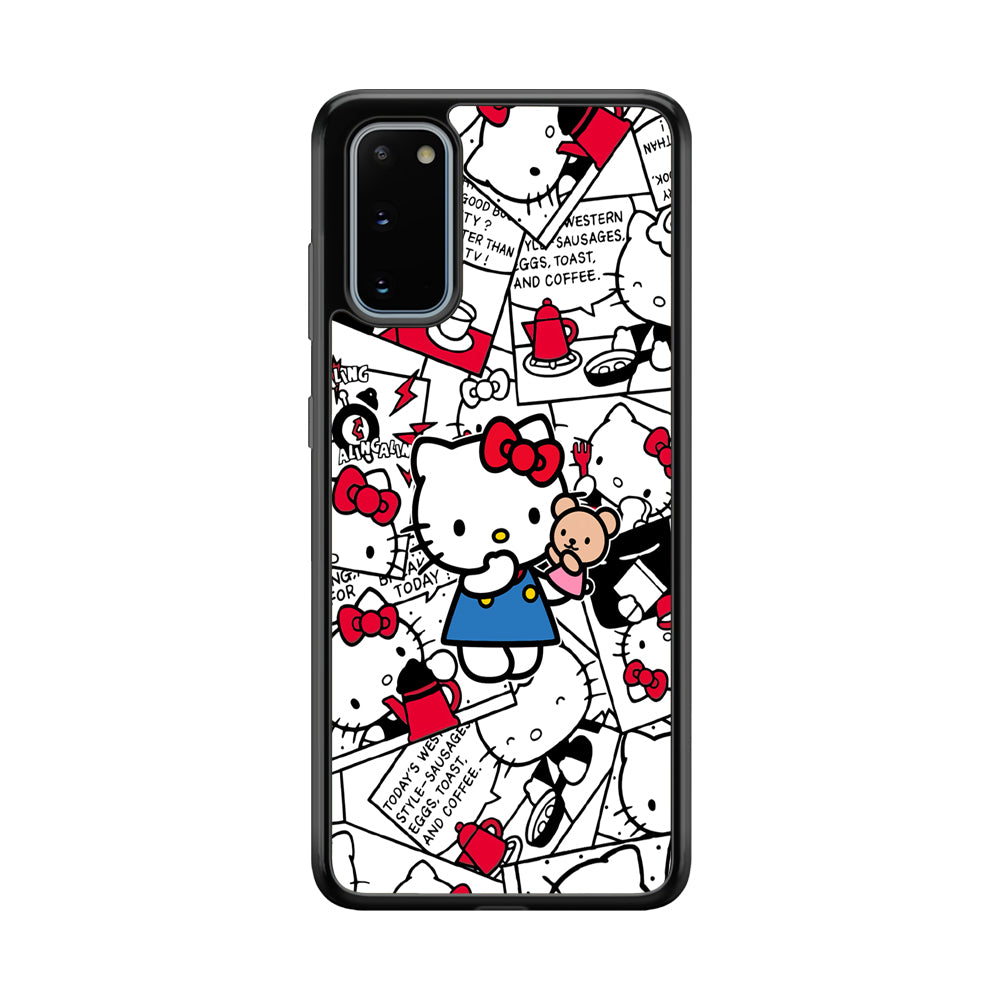 Hello Kitty Busy in The Kitchen Samsung Galaxy S20 Case