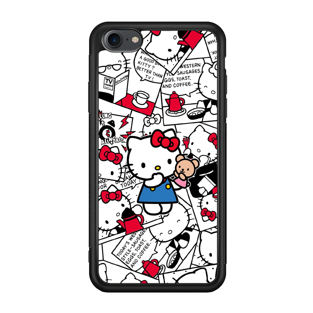 Hello Kitty Busy in The Kitchen iPhone 8 Case