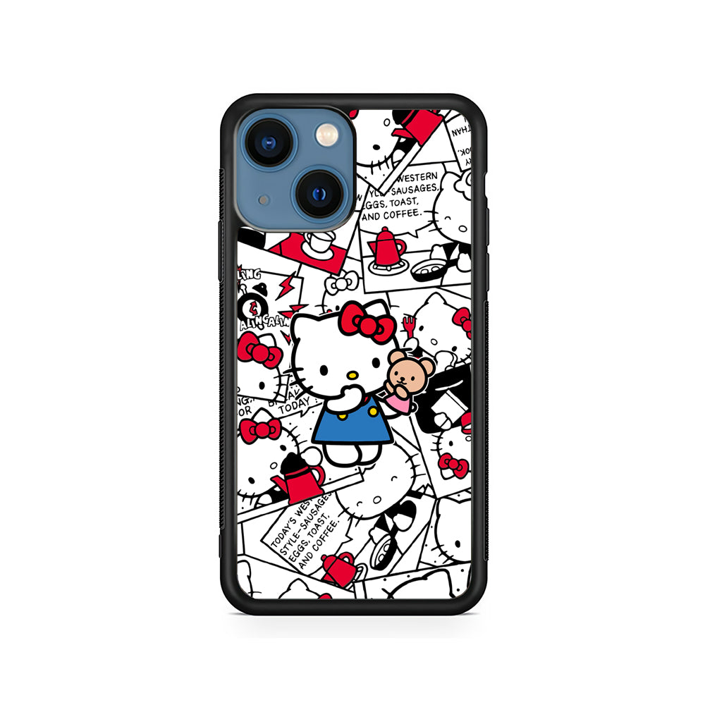 Hello Kitty Busy in The Kitchen iPhone 14 Case