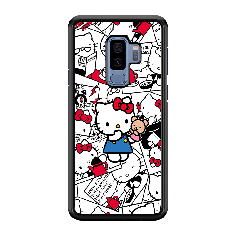 Hello Kitty Busy in The Kitchen Samsung Galaxy S9 Plus Case