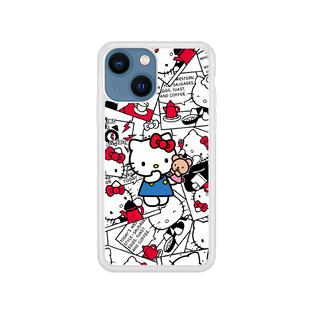Hello Kitty Busy in The Kitchen iPhone 14 Case