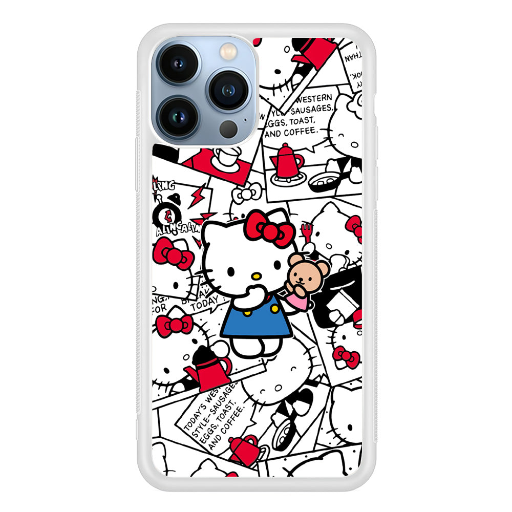 Hello Kitty Busy in The Kitchen iPhone 13 Pro Max Case