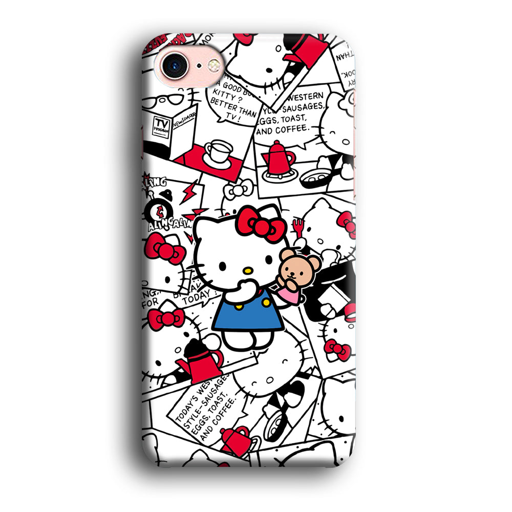 Hello Kitty Busy in The Kitchen iPhone 8 Case