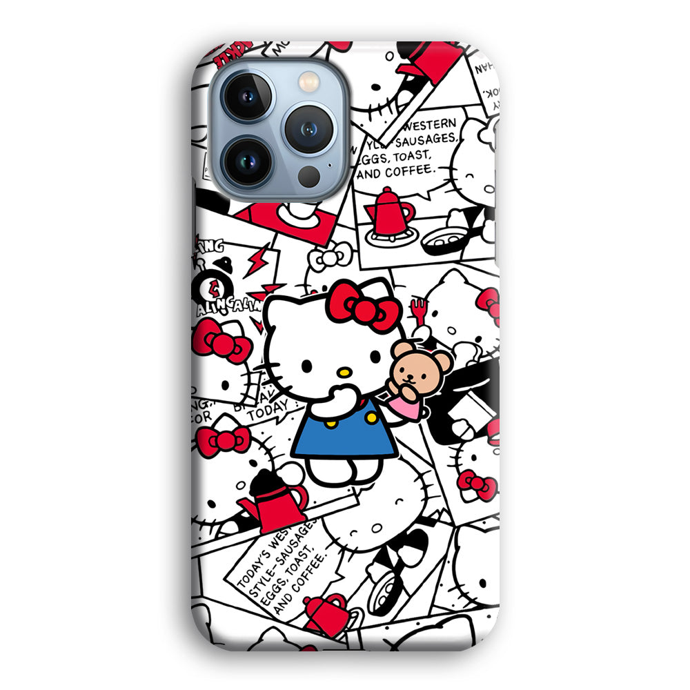Hello Kitty Busy in The Kitchen iPhone 13 Pro Max Case