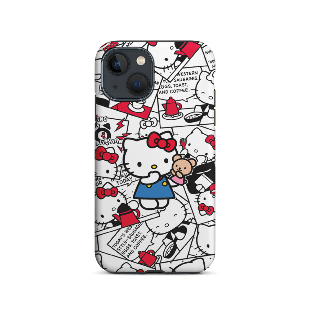 Hello Kitty Busy in The Kitchen iPhone 14 Case