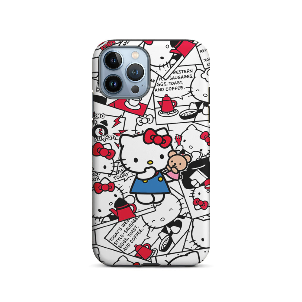 Hello Kitty Busy in The Kitchen iPhone 14 Pro Case