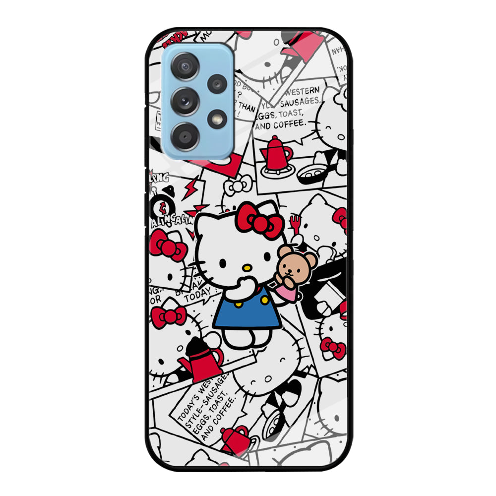 Hello Kitty Busy in The Kitchen Samsung Galaxy A52 Case