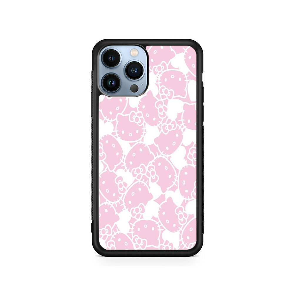 Hello Kitty Pink White iPhone 14 Pro Max Case - Carneyforia