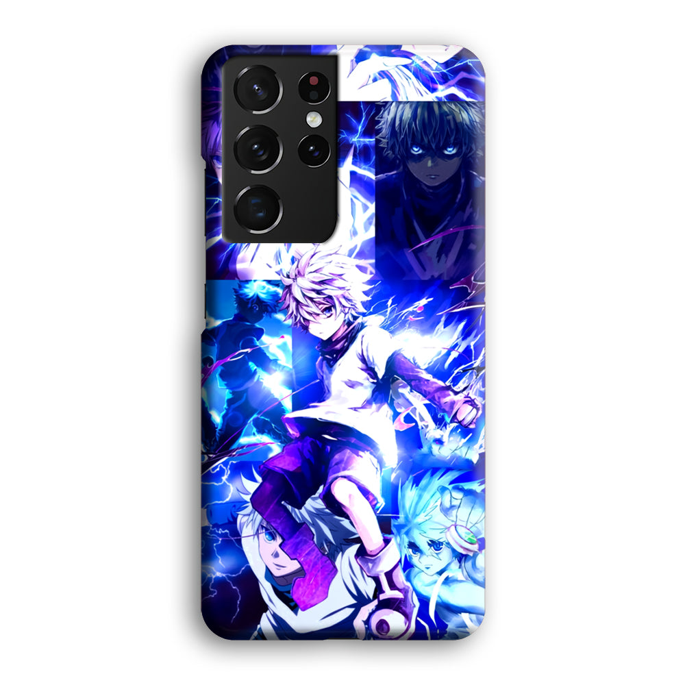 Hunter x Hunter Killua Blue Lightning Samsung Galaxy S21 Ultra Case