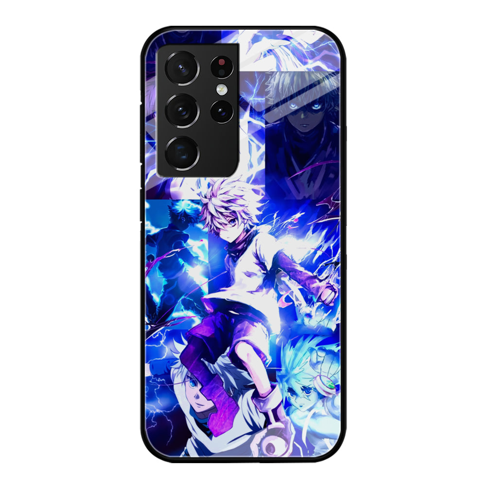 Hunter x Hunter Killua Blue Lightning Samsung Galaxy S21 Ultra Case