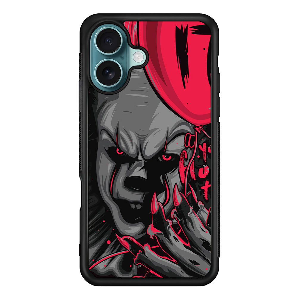 IT Face Art iPhone 16 Plus Case