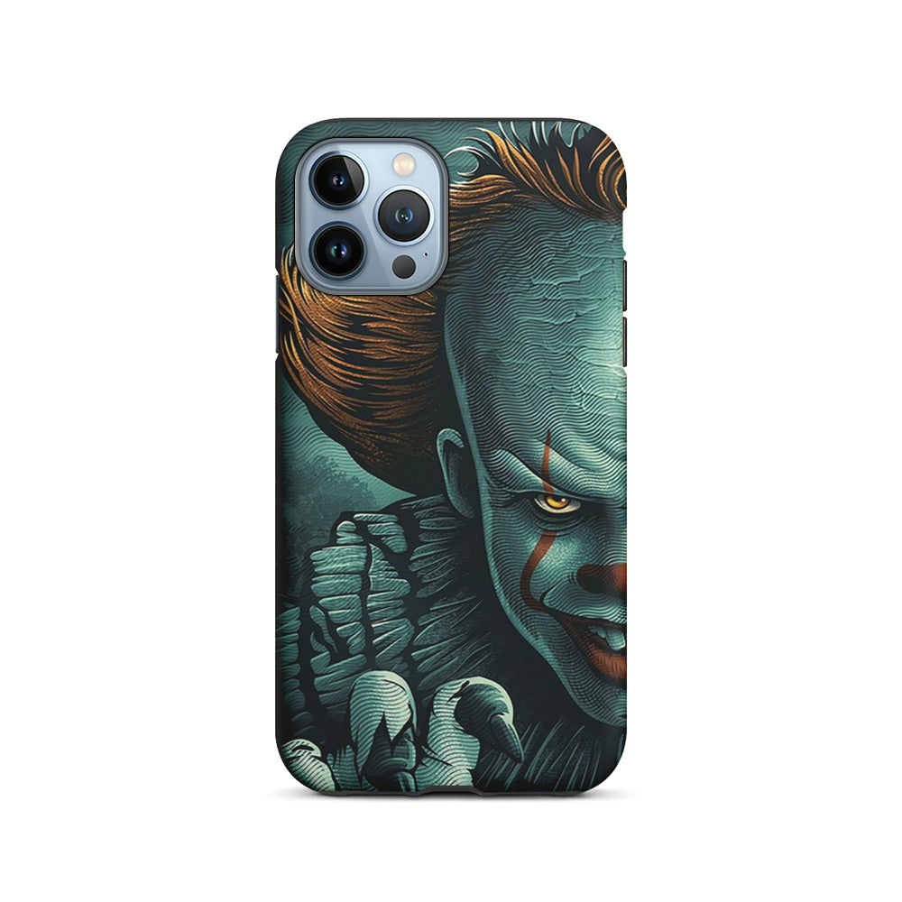 IT Half Face iPhone 14 Pro Case