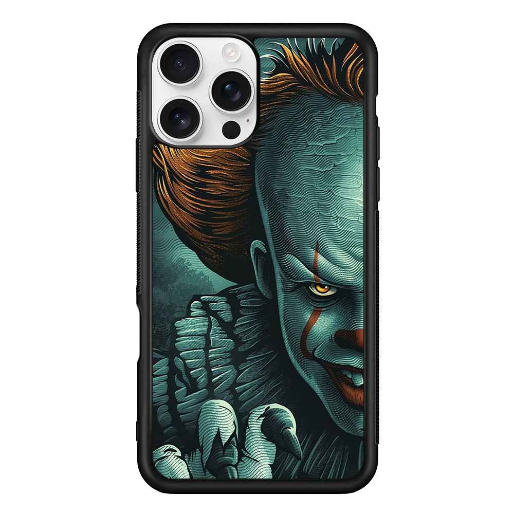IT Half Face iPhone 16 Pro Max Case